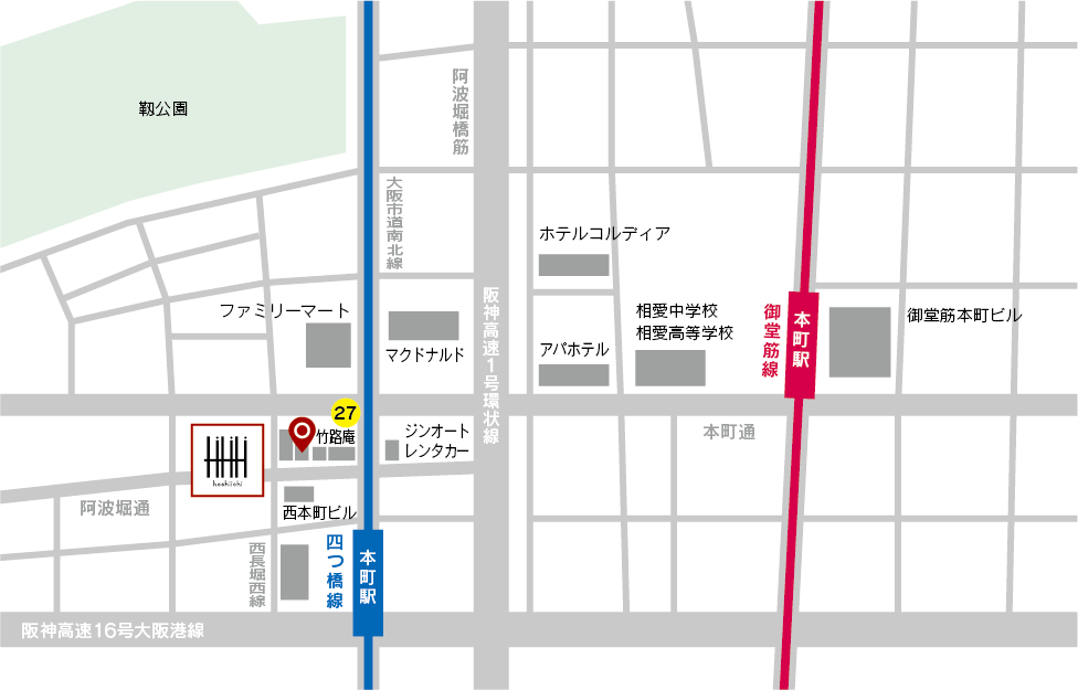 大阪支店ショールームMAP